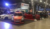 Billede fra scandinavian motor show 2014 med swift klubben 