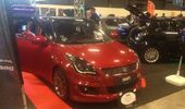 Billede fra scandinavian motor show 2014 med swift klubben 