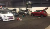 Billede fra scandinavian motor show 2014 med swift klubben 